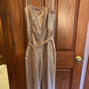 Dessy pants suit bridesmaid dress
